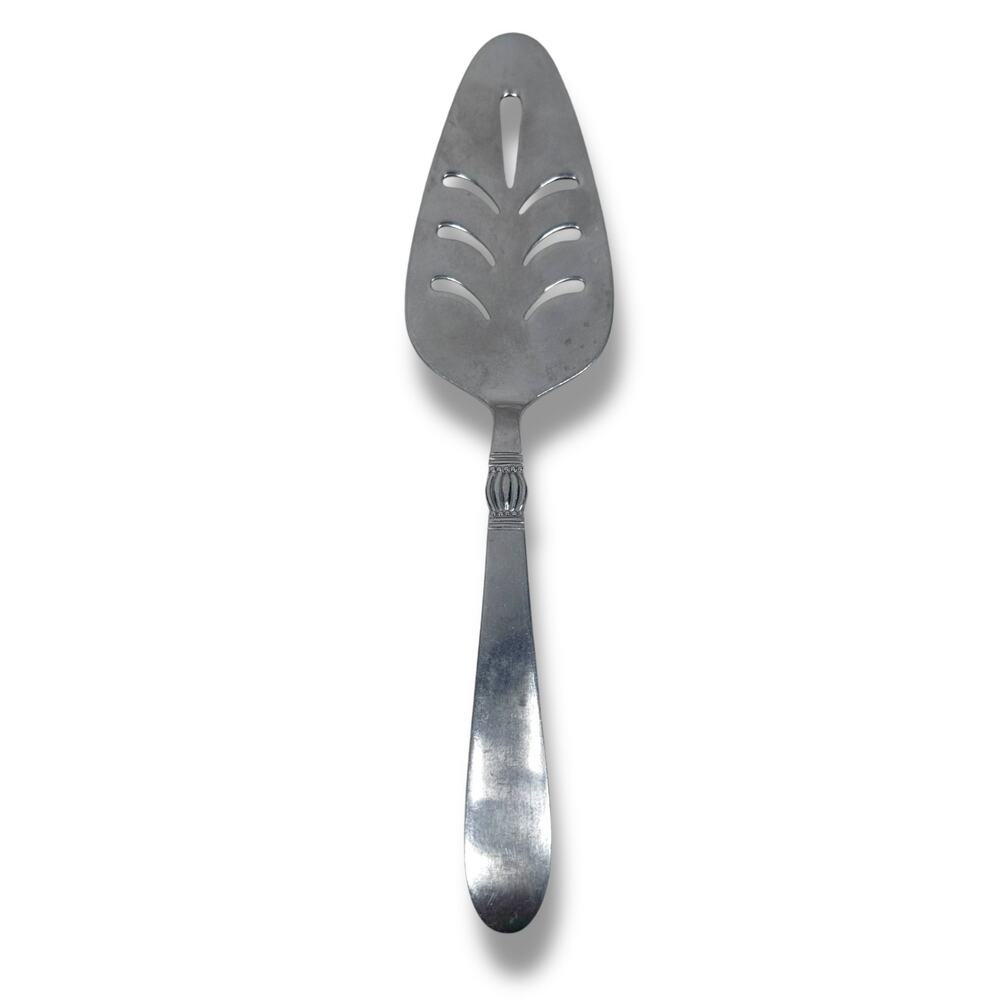 Vintage Nasco Pierced Cake Pie Serving Utensil 10" Karen Stainless Steel Japan‎